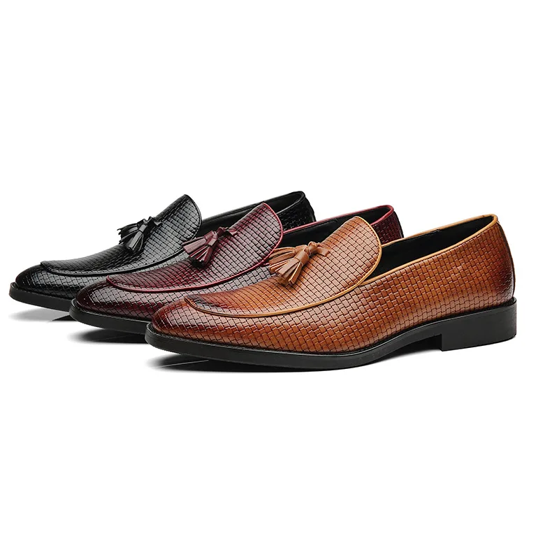 Tassel Men Loafers Luxury Brand Comfort Elegant Weaving Men Dress Shoes Men's Flats Casual Shoes For Man Plus Size 38-48
Tassel Men Loafers Luxury Brand Comfort Elegant Weaving Men Dress Shoes Men's Flats Casual Shoes For Man Plus Size 38-48