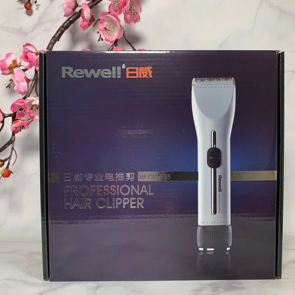 Rewell F35 Hair Clipper, Quiet Hair-Trimmer For Men/Children, Professional Hair-Cutting Machine For Barber Shop, Removable Blade
Rewell F35 Hair Clipper, Quiet Hair-Trimmer For Men/Children, Professional Hair-Cutting Machine For Barber Shop, Removable Blade