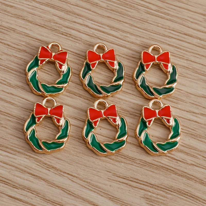 10pcs 10*13mm Enamel Circle Bowknot Charms for Necklaces Earrings Christmas Pendants Charms DIY Jewelry Decoration Making
10pcs 10*13mm Enamel Circle Bowknot Charms for Necklaces Earrings Christmas Pendants Charms DIY Jewelry Decoration Making