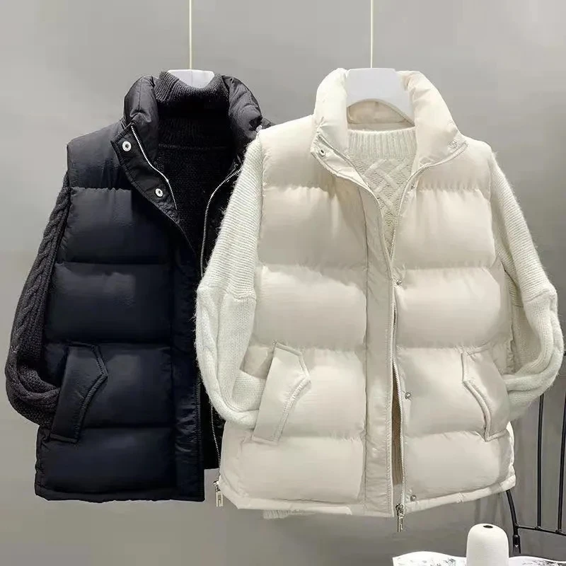 Women Vest Jackets For Fall/Winter 2022New Loose Down Cotton Waistcoat Coat Female 5XL Short Sleeveless Jacket Ladies
Women Vest Jackets For Fall/Winter 2022New Loose Down Cotton Waistcoat Coat Female 5XL Short Sleeveless Jacket Ladies