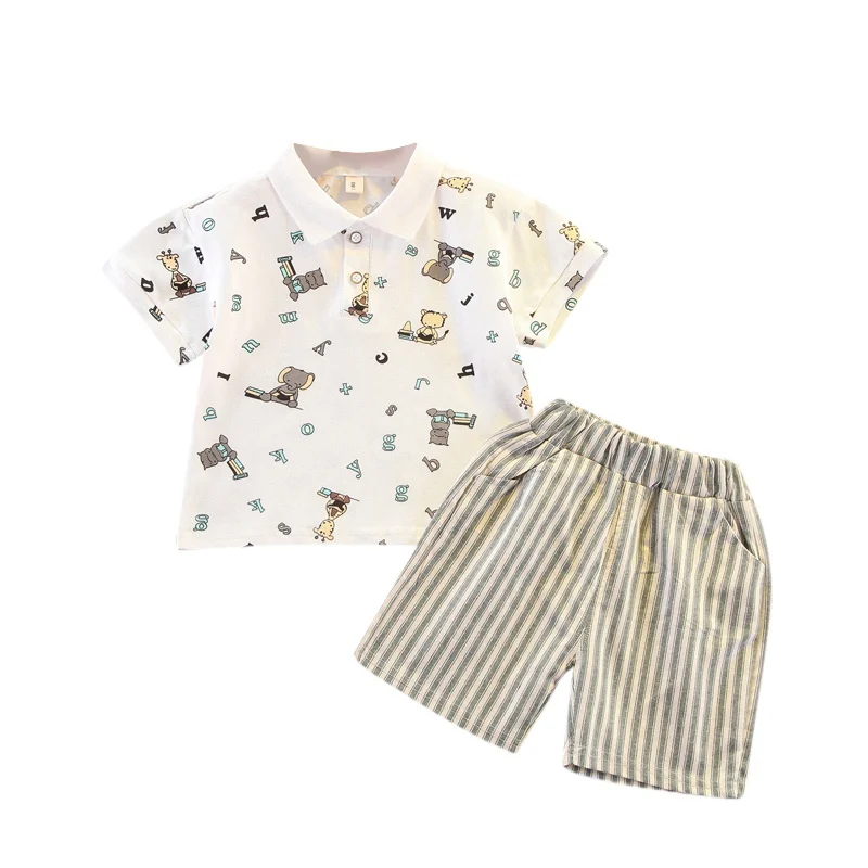Baywell Summer Toddler Kids Outfits Turn-dwon Collar Tops + Short Pants Children Boys Clothes Sets 6M-4T
Baywell Summer Toddler Kids Outfits Turn-dwon Collar Tops + Short Pants Children Boys Clothes Sets 6M-4T