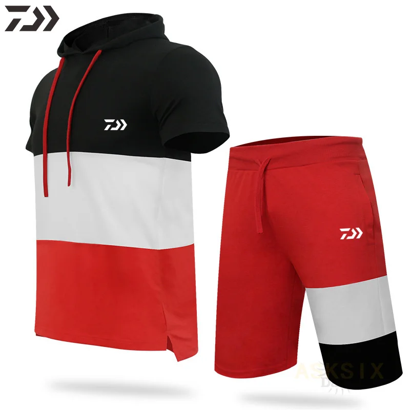 Daiwa Men Summer Thin Patchwork Fishing Suit Anti-sweat Hoodie Fishing Set Breathable Quick Dry Gamakatsu Fishing Clothes Sport
Daiwa Men Summer Thin Patchwork Fishing Suit Anti-sweat Hoodie Fishing Set Breathable Quick Dry Gamakatsu Fishing Clothes Sport
