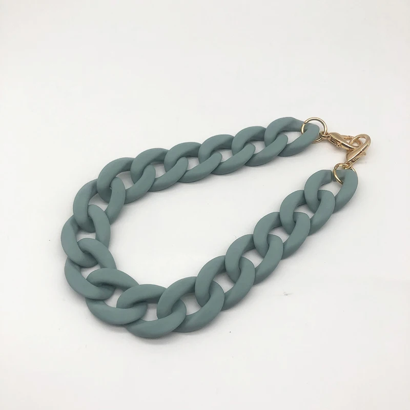New Fashion Woman Handbag Accessory Chain Black White Green Resin Chain Luxury Frosted Strap Women Clutch Shoulder Purse Chain
New Fashion Woman Handbag Accessory Chain Black White Green Resin Chain Luxury Frosted Strap Women Clutch Shoulder Purse Chain