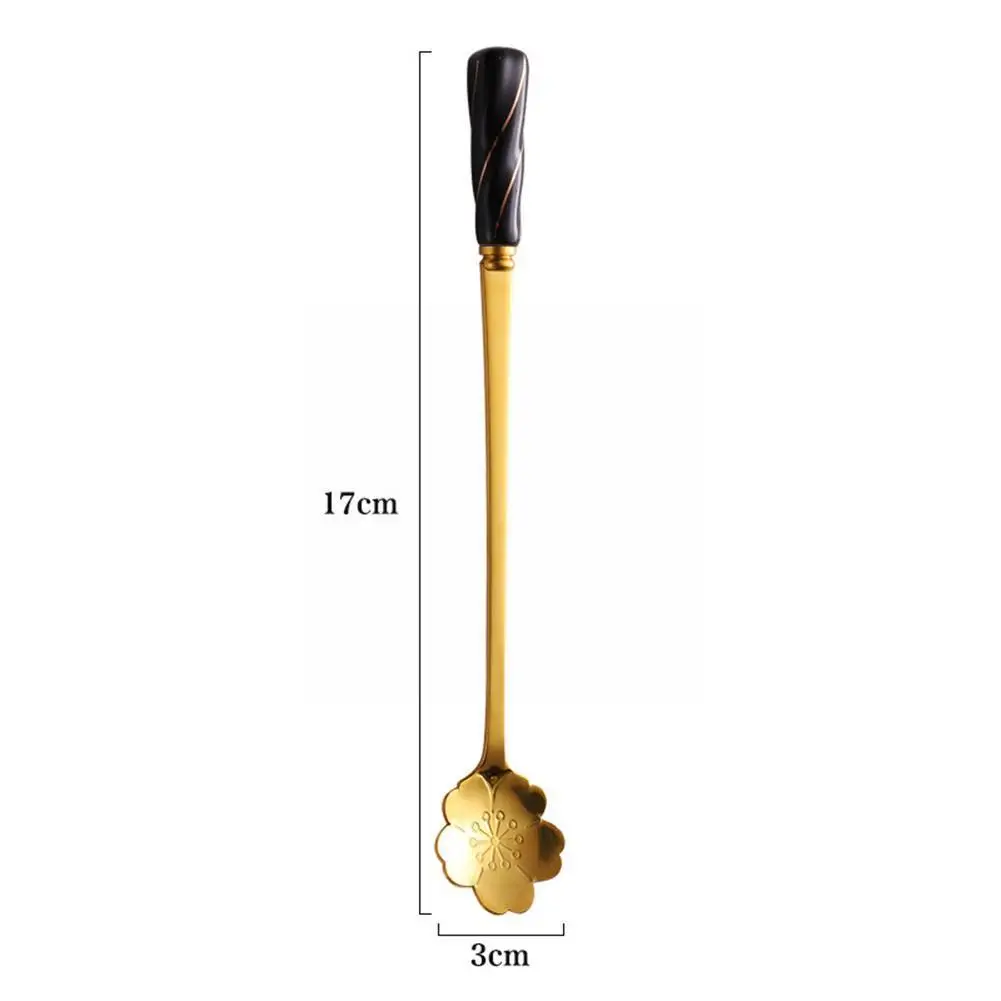 1pc steel floral spoon ceramic handle mixing spoon dessert spoon style spoon coffee floral european elegant I2T9
1pc steel floral spoon ceramic handle mixing spoon dessert spoon style spoon coffee floral european elegant I2T9