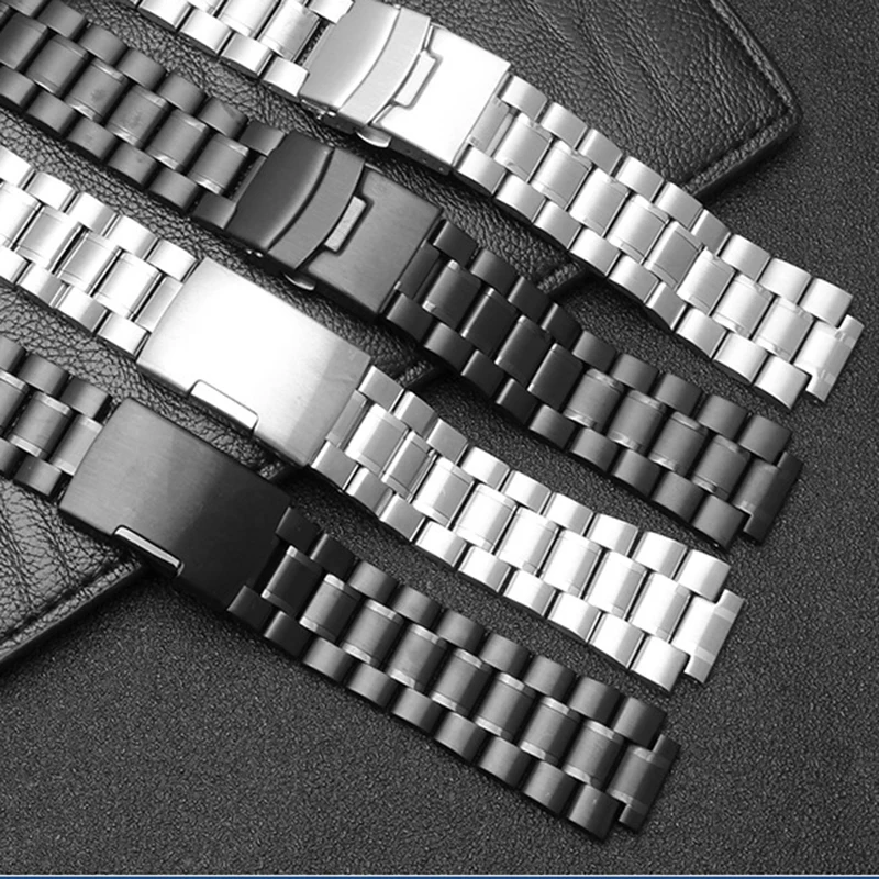 Ремешок из нержавеющей стали для мужских часов TIMEX T2N720 T2N721 TW2R55500 ремешок 24*16 мм с