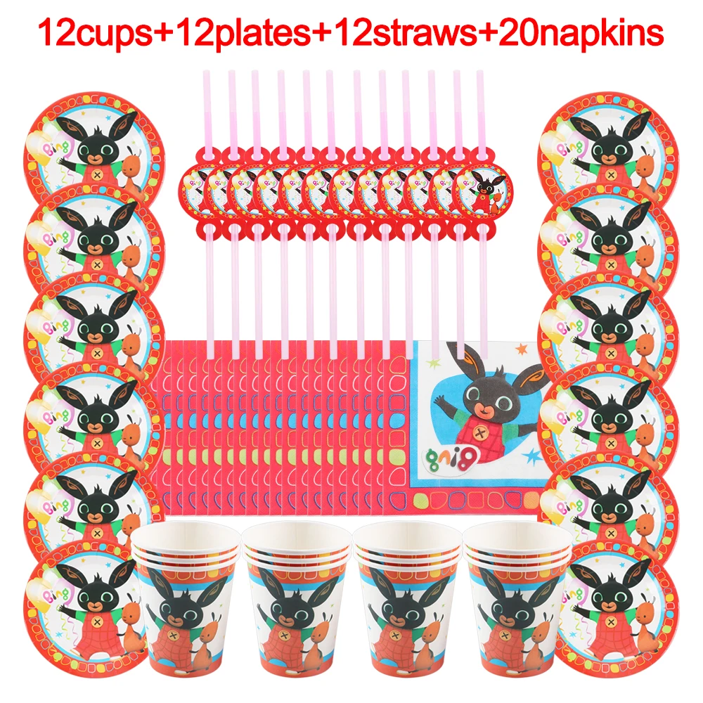 Children's Animation Theme Bunny Soldier Baby Shower Disposable Tableware Cup Plate Napkin Straws Birthday Party Decorations
Children's Animation Theme Bunny Soldier Baby Shower Disposable Tableware Cup Plate Napkin Straws Birthday Party Decorations