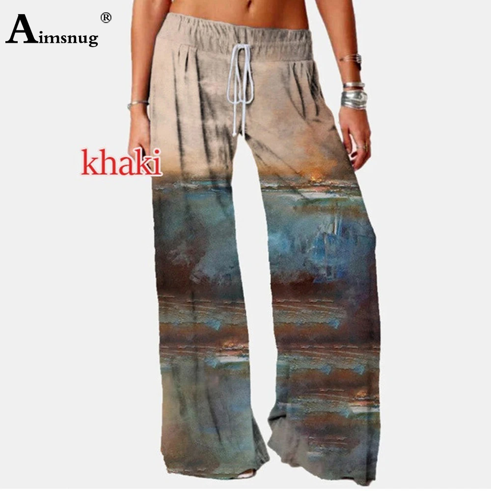Plus size 5xl Ladies Wide Leg Pants 2021 Spring Autumn Loose Bottoms Drawstring Landscape Print Leisure Trousers Womens clothing
Plus size 5xl Ladies Wide Leg Pants 2021 Spring Autumn Loose Bottoms Drawstring Landscape Print Leisure Trousers Womens clothing