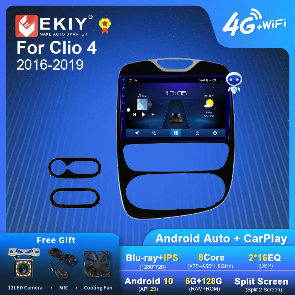 EKIY S7T Android Auto Radio For Renault Clio 4 2016 - 2019 Car Multimedia Video Player GPS Navi System Stereo Carplay 2din DVD
EKIY S7T Android Auto Radio For Renault Clio 4 2016 - 2019 Car Multimedia Video Player GPS Navi System Stereo Carplay 2din DVD