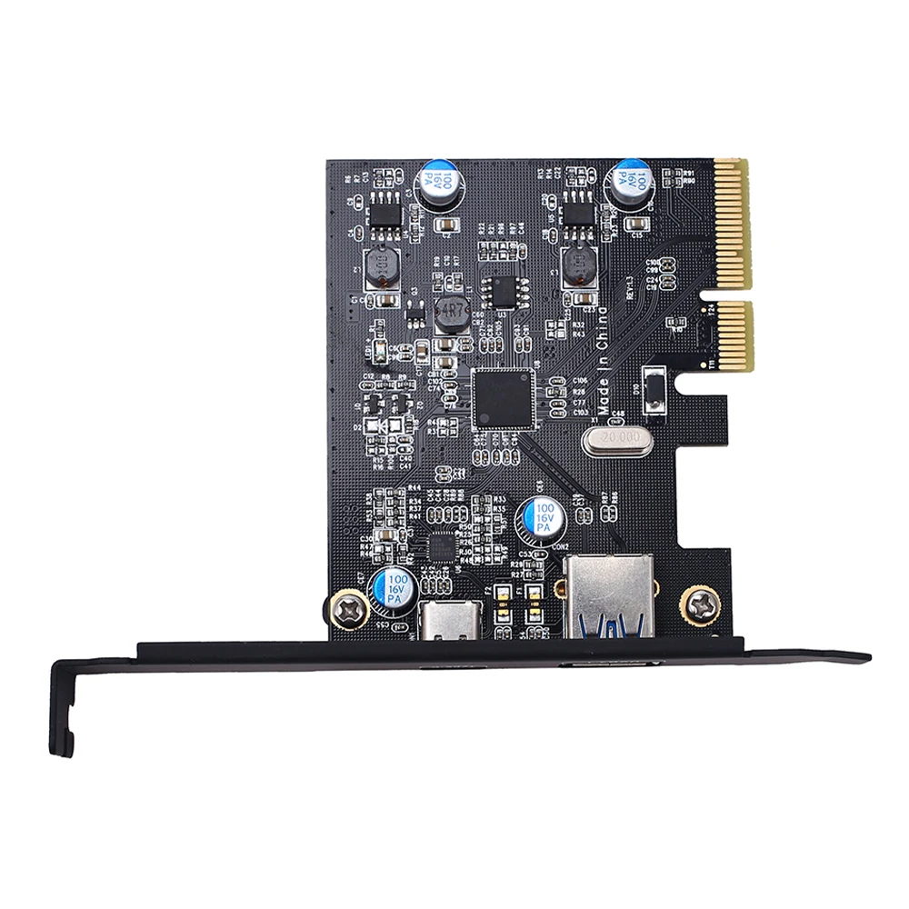 PCI-E to USB3.1 Type A+Type C Expansion Card 10Gbps Hgh-speed Transmission PCI Express Adapter for MAC Desktop PC
PCI-E to USB3.1 Type A+Type C Expansion Card 10Gbps Hgh-speed Transmission PCI Express Adapter for MAC Desktop PC