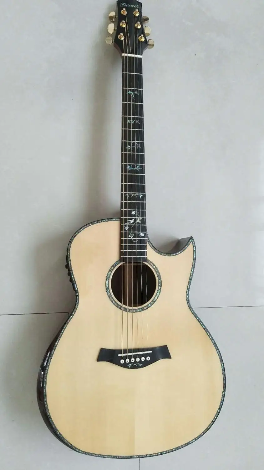 free shipping GA body guitar all solid handmade Florentine cutaway professional acoustic electric guitar
free shipping GA body guitar all solid handmade Florentine cutaway professional acoustic electric guitar