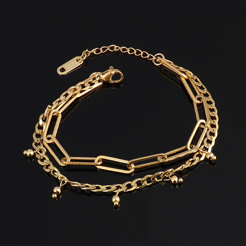 Punk Thick Double Layer Bracelet Women Stainless Steel Bracelet For Women Thick Bracelets Chain Bracelet For Women Jewelry
Punk Thick Double Layer Bracelet Women Stainless Steel Bracelet For Women Thick Bracelets Chain Bracelet For Women Jewelry