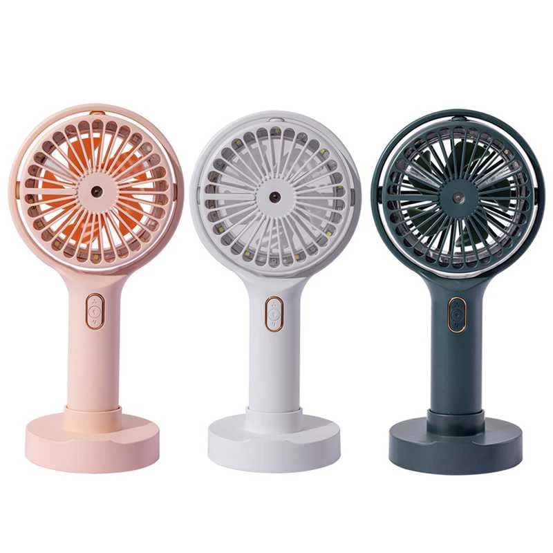 Handheld Bracket Humidify Portable Humidification Small USB Fan Household Humidification Spray Fan with Light
Handheld Bracket Humidify Portable Humidification Small USB Fan Household Humidification Spray Fan with Light
