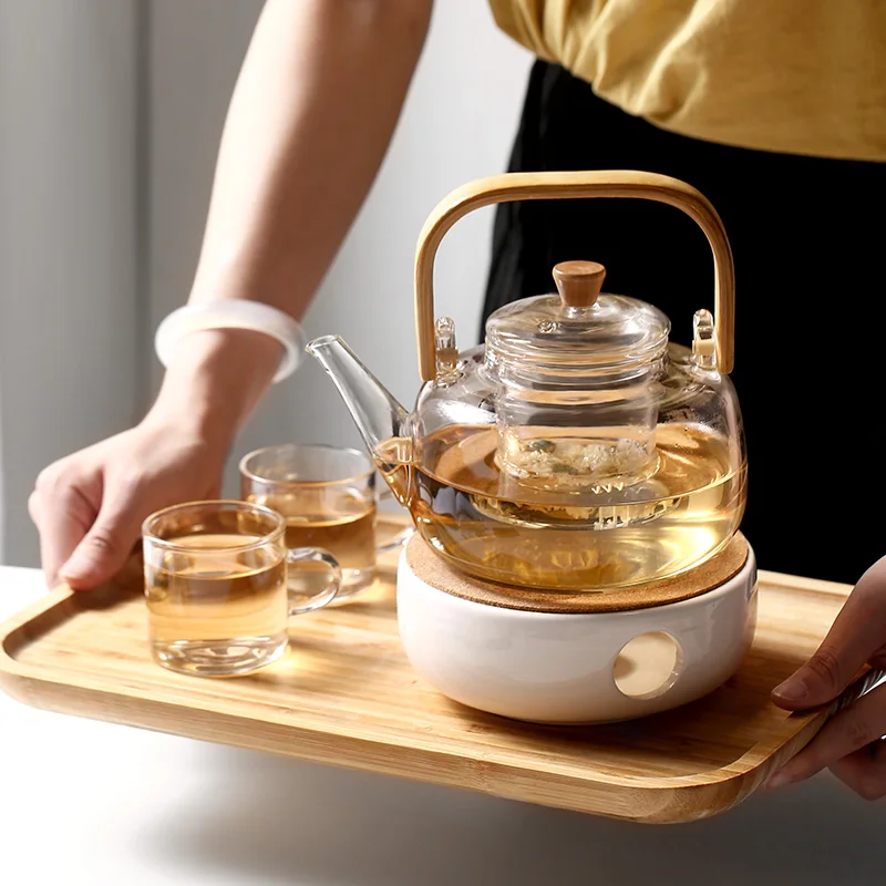 Good Clear Borosilicate Glass Teapot With Glass Tea Infuser Strainer Heat Resistant Loose Leaf Tea Pot Tool Kettle Set
Good Clear Borosilicate Glass Teapot With Glass Tea Infuser Strainer Heat Resistant Loose Leaf Tea Pot Tool Kettle Set