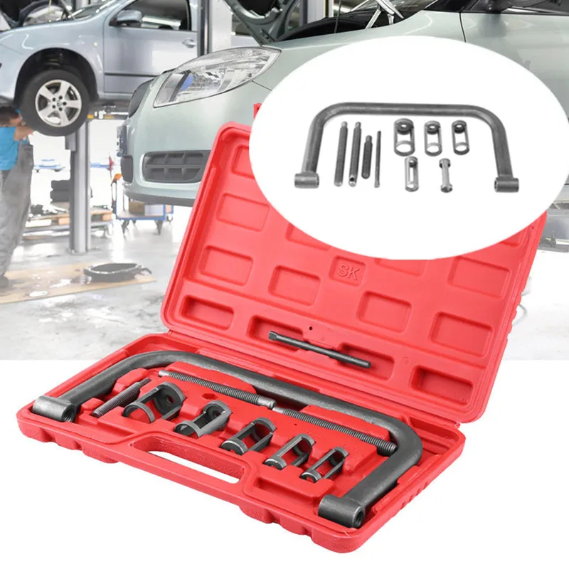 10 Pcs Valve Spring Compressor Kit Removal Installer Tool For Car Van Motorcycle Engines
10 Pcs Valve Spring Compressor Kit Removal Installer Tool For Car Van Motorcycle Engines