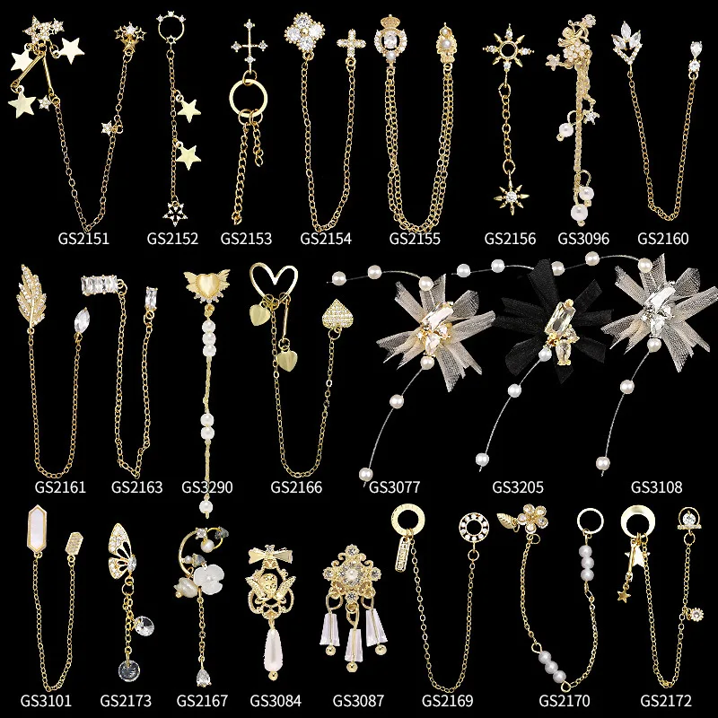 Nail Rhinestones Metal Alloy Nail Art Decorations Nails Accessories Designer Charms Chain Pearl Nail Supplies For Professionals
Nail Rhinestones Metal Alloy Nail Art Decorations Nails Accessories Designer Charms Chain Pearl Nail Supplies For Professionals