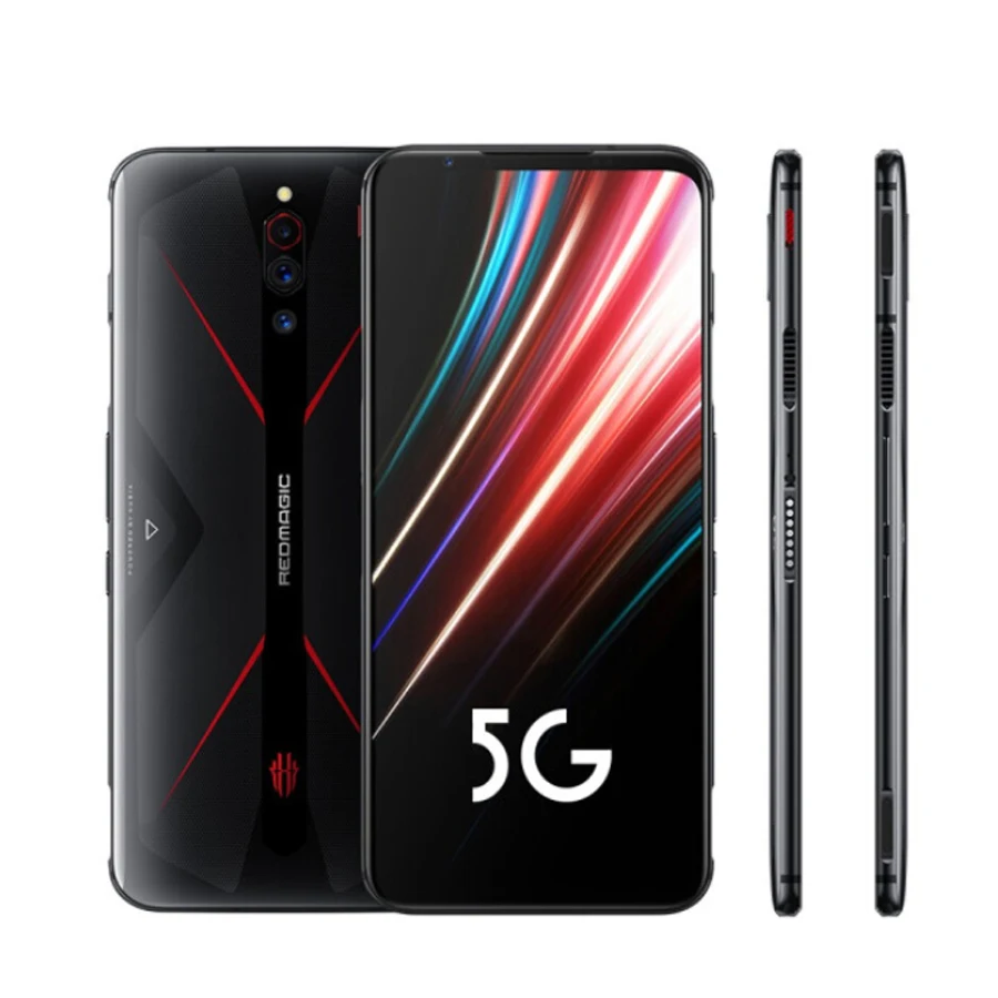 US Version ZTE Nubia Red Magic 5G Mobile Phone 6.65" 8/12GB RAM 128/256GB ROM Snapdragon 865 Android 10 NFC Gaming | Мобильные
