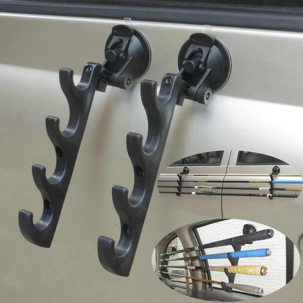 Fishing Rod Holders with Suction Cups Attach for Car/Truck/SUV/Smooth Glass
Fishing Rod Holders with Suction Cups Attach for Car/Truck/SUV/Smooth Glass