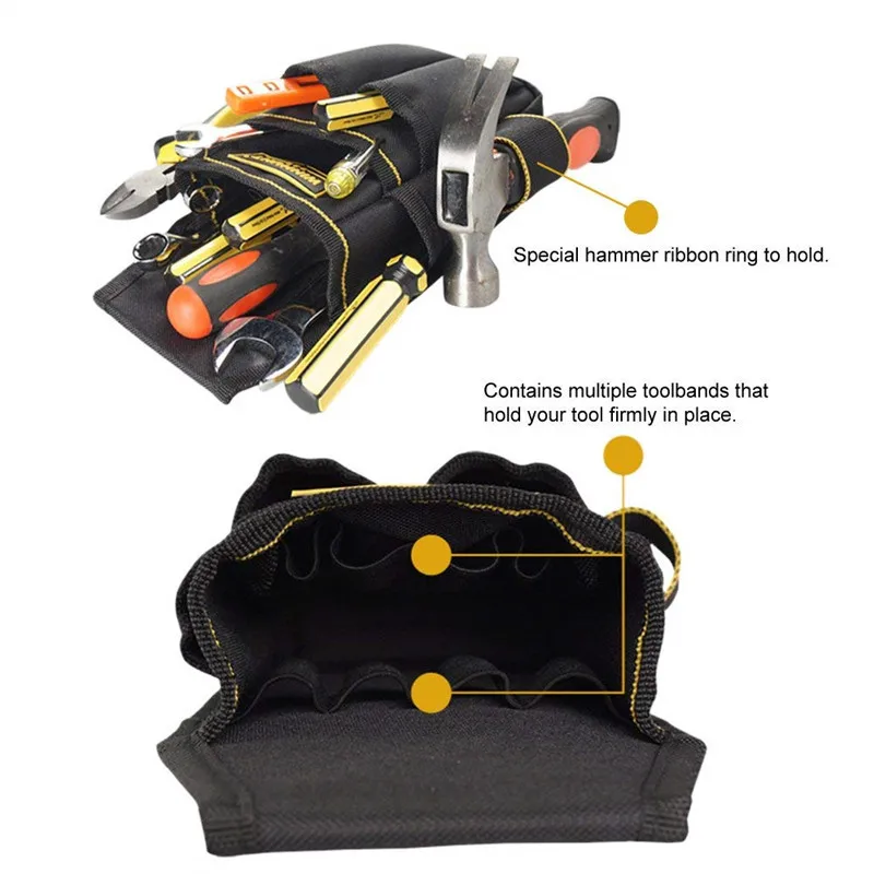 Baffect Tool Bag 600D Oxford Tool Belt for Electrician Technician Waist Pocket Pouch Small Tool Bag With Belt Screwdriver Holder
Baffect Tool Bag 600D Oxford Tool Belt for Electrician Technician Waist Pocket Pouch Small Tool Bag With Belt Screwdriver Holder