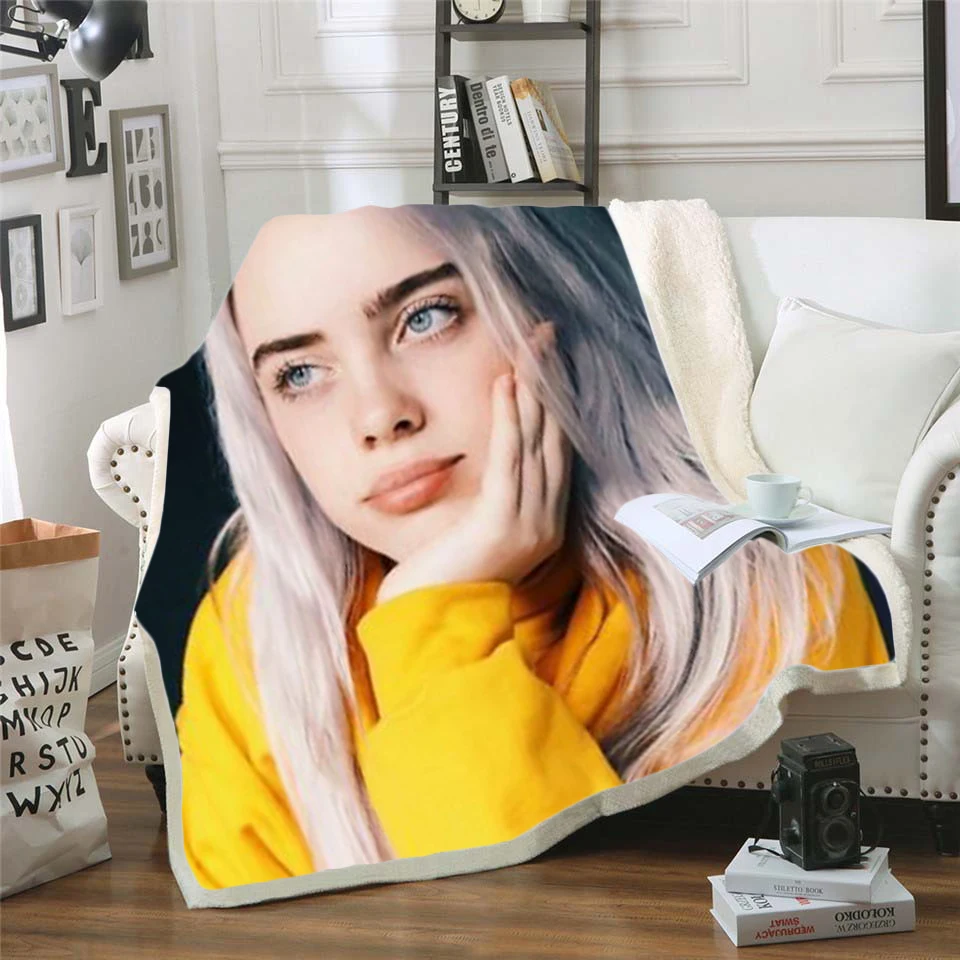 Celebrity 3d printed fleece blanket for Beds Hiking Picnic Thick Quilt Fashionable Bedspread Sherpa Throw Blanket style-6
Celebrity 3d printed fleece blanket for Beds Hiking Picnic Thick Quilt Fashionable Bedspread Sherpa Throw Blanket style-6