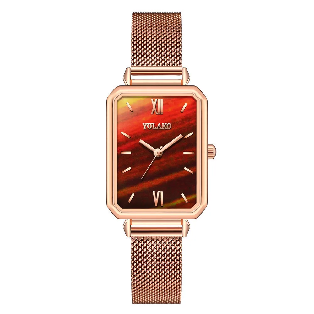 Luxury Brand Rose Gold 5 Colors Square Magnetic Milan Strap Women's Watch Waterproof Ladies Quartz Watch Clock Relogio Feminino
Luxury Brand Rose Gold 5 Colors Square Magnetic Milan Strap Women's Watch Waterproof Ladies Quartz Watch Clock Relogio Feminino