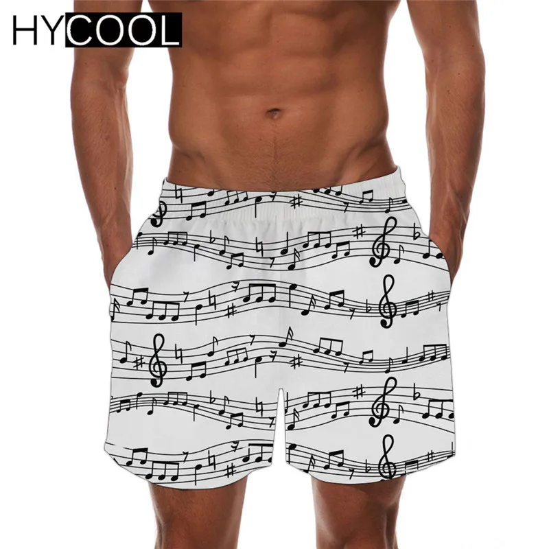 HYCOOL Men Summer Beach Shorts Music Notes Pattern Board Shorts for Mens Breathable Quick Dry Sportswear 2020 
HYCOOL Men Summer Beach Shorts Music Notes Pattern Board Shorts for Mens Breathable Quick Dry Sportswear 2020