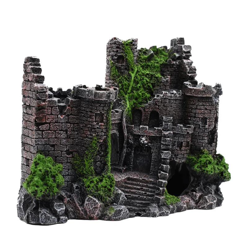 New Fish Tank Decorations Landscaping Simulation Resin Castle Aquarium Ancient Building Fish And Shrimp Shelter Home Decoration
New Fish Tank Decorations Landscaping Simulation Resin Castle Aquarium Ancient Building Fish And Shrimp Shelter Home Decoration