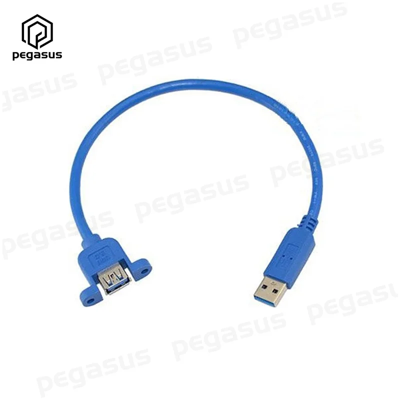Удлинительный кабель Папа-мама USB 3 0 с отверстием для винтов и ушками может быть
