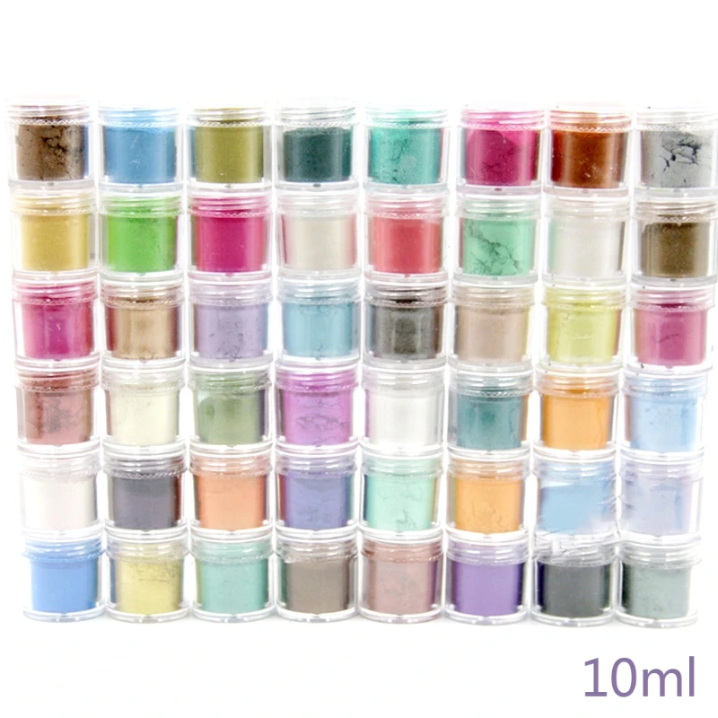 48 Colors Cosmetic Grade Pearlescent Natural Mica Mineral Powder Epoxy Resin Dye Pearl Pigment DIY Jewelry Crafts Making
48 Colors Cosmetic Grade Pearlescent Natural Mica Mineral Powder Epoxy Resin Dye Pearl Pigment DIY Jewelry Crafts Making