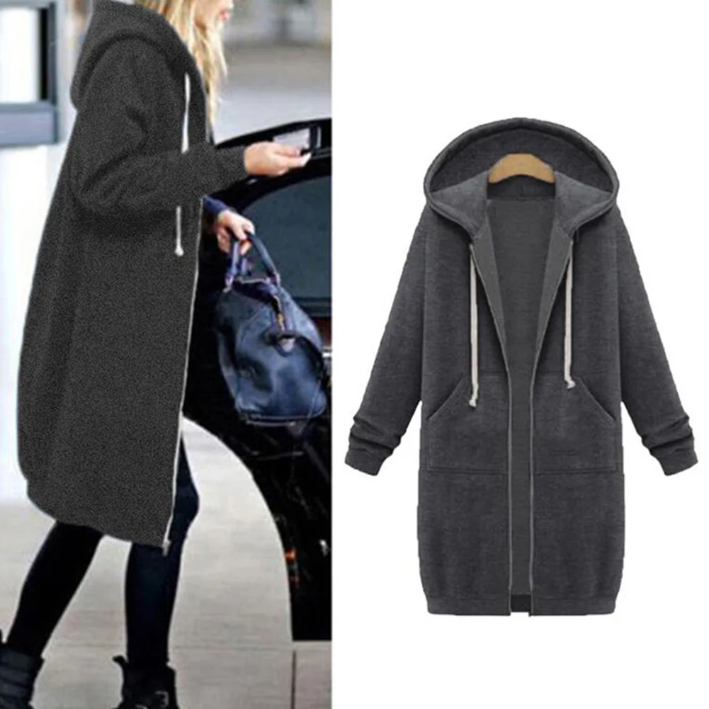 Womens Hoodies Solid Color Long Sleeve Casual Hooded Sweatshirt Coat Zipper Outwear Top Women Jackets Autumn and Winter Hoodie 
Womens Hoodies Solid Color Long Sleeve Casual Hooded Sweatshirt Coat Zipper Outwear Top Women Jackets Autumn and Winter Hoodie