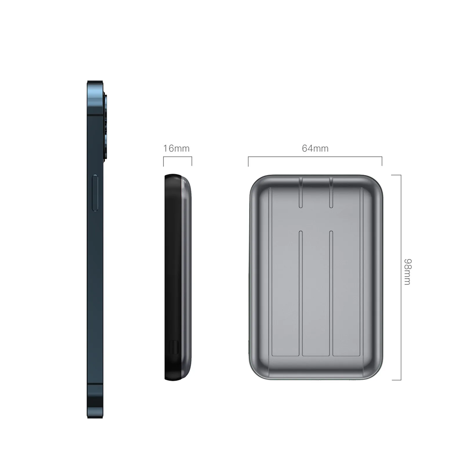 5000mah Magnetic Wireless Power Bank Outdoor Portable Power Bank Three-dimensional Fast Charging Wireless Power Bank 
5000mah Magnetic Wireless Power Bank Outdoor Portable Power Bank Three-dimensional Fast Charging Wireless Power Bank