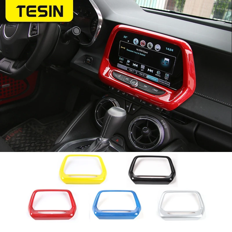 GPS Navigation Panel Cover Media Screen Frame 8.0 inch 6th Gen for Chevrolet Camaro 2017+ ABS Car Styling Interior Accessories
GPS Navigation Panel Cover Media Screen Frame 8.0 inch 6th Gen for Chevrolet Camaro 2017+ ABS Car Styling Interior Accessories