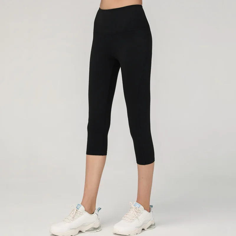 Women's New Cropped Solid Color Yoga Leggings Fitness Sweatpants Push Up Cropped Leggings High Waist Pants Waist Pockets
Women's New Cropped Solid Color Yoga Leggings Fitness Sweatpants Push Up Cropped Leggings High Waist Pants Waist Pockets