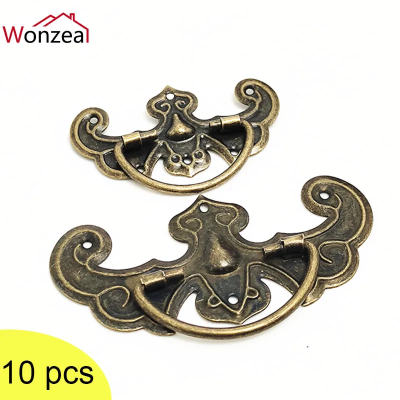 10pcs Retro Antique Bronze Carved Handles Drawer Cabinet Desk Door Jewelry Box Pulls Wardrobe Knobs Furniture Hardware
10pcs Retro Antique Bronze Carved Handles Drawer Cabinet Desk Door Jewelry Box Pulls Wardrobe Knobs Furniture Hardware