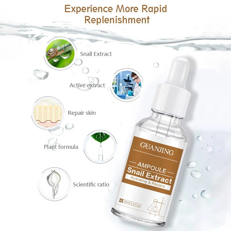 30ml Blind Ship Anti-aging Repair Essence Liquid Snail Extract Repair Essence Whitening Eliminate Dullness Reduce Spots 
30ml Blind Ship Anti-aging Repair Essence Liquid Snail Extract Repair Essence Whitening Eliminate Dullness Reduce Spots