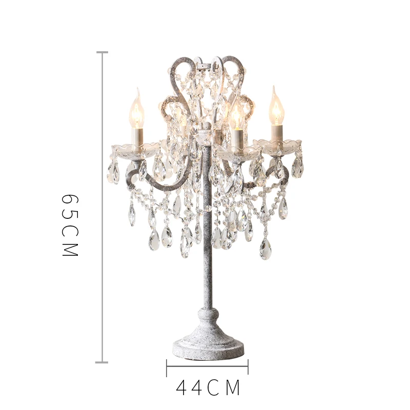 Vintage Iron Crystal LED Lights Table Lamp Home Decor Table Light For The Bedroom Bedside Hotel Studyroom Living Room Desk Lamp
Vintage Iron Crystal LED Lights Table Lamp Home Decor Table Light For The Bedroom Bedside Hotel Studyroom Living Room Desk Lamp