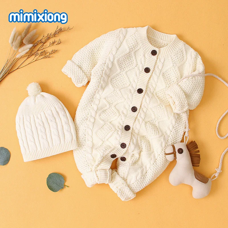 Newborn Infant Baby Weave Knitted Long Sleeve Romper Jumpsuit Outfits warm soft Clothes
Newborn Infant Baby Weave Knitted Long Sleeve Romper Jumpsuit Outfits warm soft Clothes