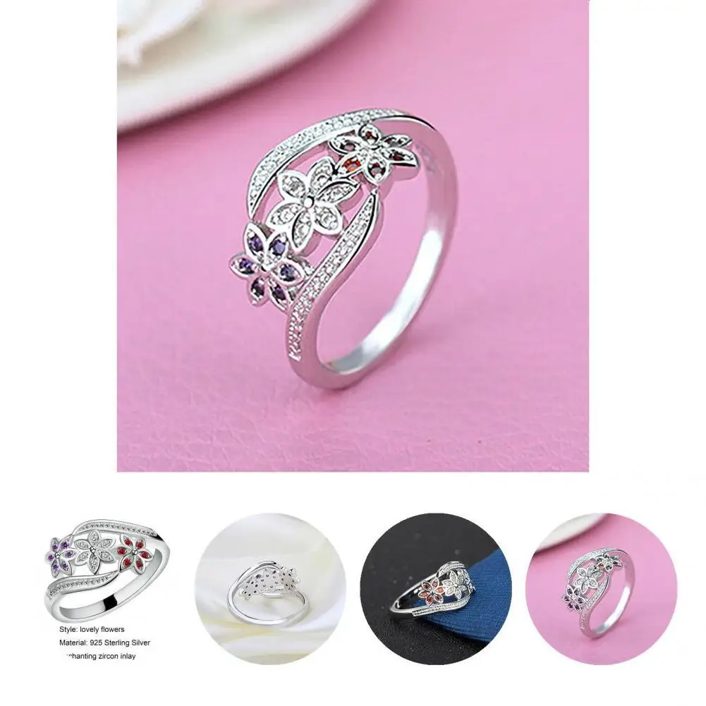 Fashion Ring Lovely Silver Color Silver Plated Cubic Zirconia Inlaid Ring for Gifts Women Ring Ring
Fashion Ring Lovely Silver Color Silver Plated Cubic Zirconia Inlaid Ring for Gifts Women Ring Ring
