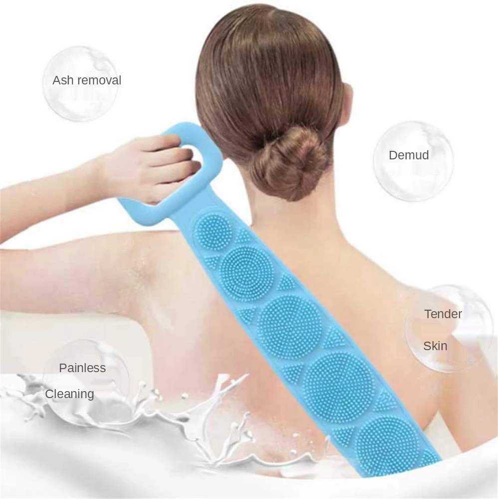 Bath BrushesSoft Silicone Body Brush Bath Massage Back Belt Wash Shower Household Clean Towels Body BrushMagic Brush
Bath BrushesSoft Silicone Body Brush Bath Massage Back Belt Wash Shower Household Clean Towels Body BrushMagic Brush