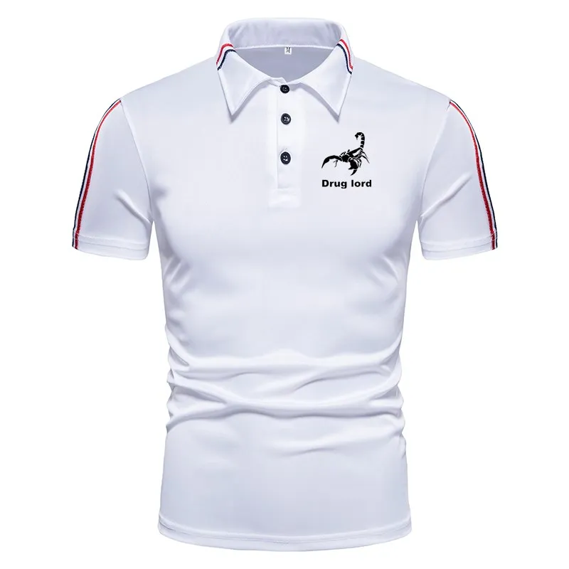 2021 new men's printed casual solid color short-sleeved comfortable Harajuku classic handsome polo shirt top
2021 new men's printed casual solid color short-sleeved comfortable Harajuku classic handsome polo shirt top