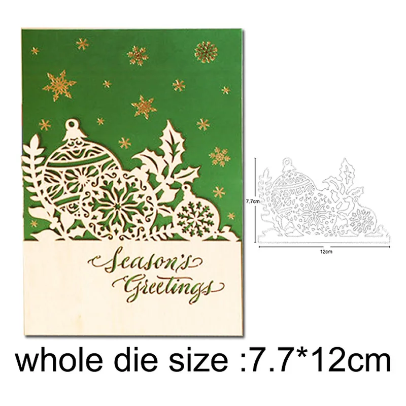 Christmas Ornament Flowers Metal Cutting Dies for DIY Scrapbooking Paper and Card Making Decorative Embossing Die Cut Craft dies
Christmas Ornament Flowers Metal Cutting Dies for DIY Scrapbooking Paper and Card Making Decorative Embossing Die Cut Craft dies