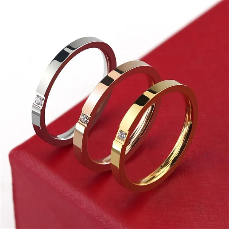 Shi40 316 L Stainless Steel Women 2mm Slim Rings With Zircon Gold-color Vacuum Plating No Easy Fade Allergy Free
Shi40 316 L Stainless Steel Women 2mm Slim Rings With Zircon Gold-color Vacuum Plating No Easy Fade Allergy Free