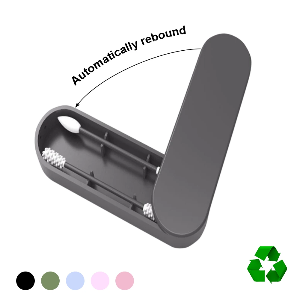 Double-Headed Silicone Gel Cotton Swab for Ear Cleaning, Makeup, Beauty Treatment with Dust-proof Cases Reusable Cotton Swab
Double-Headed Silicone Gel Cotton Swab for Ear Cleaning, Makeup, Beauty Treatment with Dust-proof Cases Reusable Cotton Swab