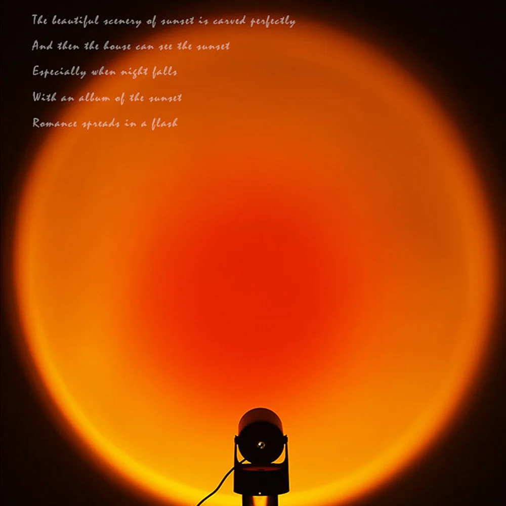 Sunset Projection Lamp Atmosphere Led Night Light LED Coffee Lighting Bar Desk USB Bedroom Background Wall Decoration Usb Button
Sunset Projection Lamp Atmosphere Led Night Light LED Coffee Lighting Bar Desk USB Bedroom Background Wall Decoration Usb Button