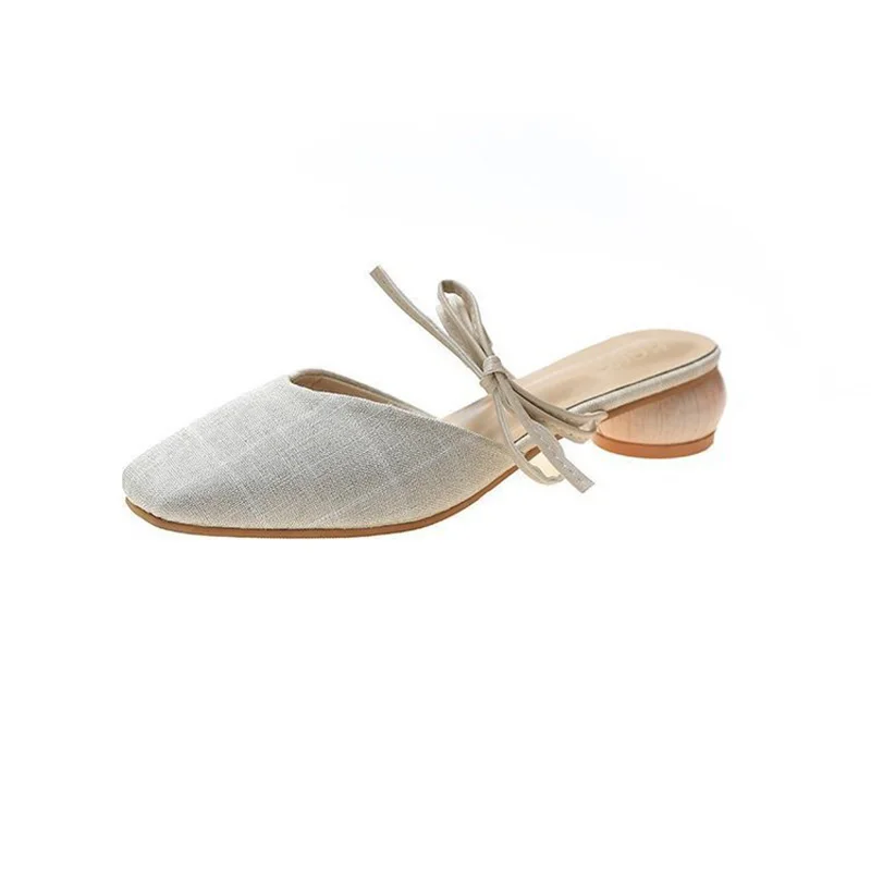 Baotou bantuo women's 2021 spring new leisure Korean version gentle temperament with skirt square sluggard Muller shoes
Baotou bantuo women's 2021 spring new leisure Korean version gentle temperament with skirt square sluggard Muller shoes