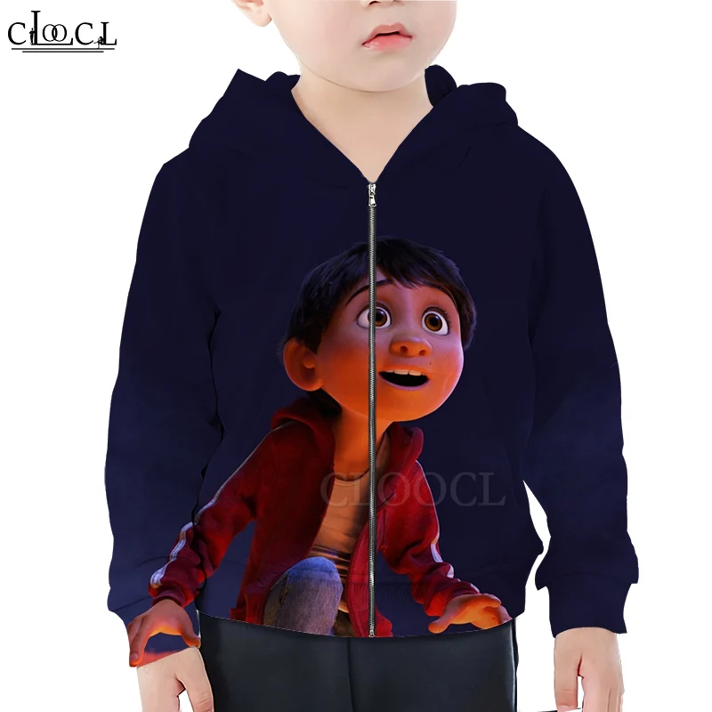 Новинка, толстовки CLOOCL с капюшоном из мультфильма Pixar CoCo на молнии с 3D принтом для мальчиков и девочек, детские повседневные Модные уличные т...
Новинка, толстовки CLOOCL с капюшоном из мультфильма Pixar CoCo на молнии с 3D принтом для мальчиков и девочек, детские повседневные Модные уличные т...