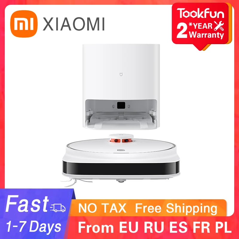 New Xiaomi Mijia Self-Cleaning Robot Vacuum Mop Pro STYTJ06ZHM 3000Pa LDS Laser Navigation UV Sterilization Sweeping Cleaner
New Xiaomi Mijia Self-Cleaning Robot Vacuum Mop Pro STYTJ06ZHM 3000Pa LDS Laser Navigation UV Sterilization Sweeping Cleaner