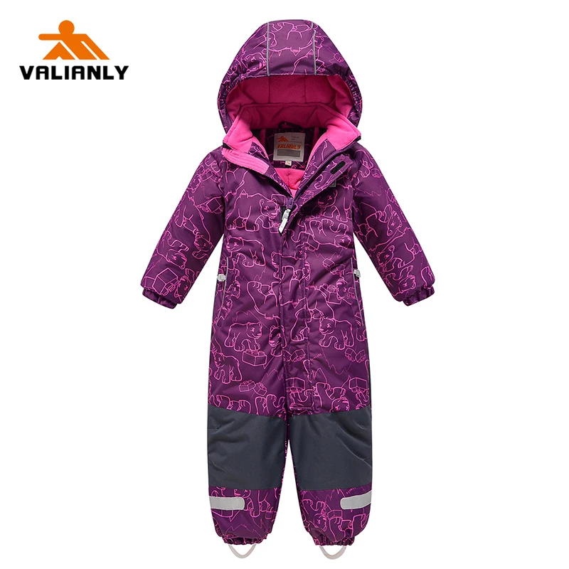 2021 VALIANLY Winter Girls Snowsuit Kids Ski Suit One-piece Jumpsuit Waterproof Windproof Snowboarding Ski Sets Girls Clothes
2021 VALIANLY Winter Girls Snowsuit Kids Ski Suit One-piece Jumpsuit Waterproof Windproof Snowboarding Ski Sets Girls Clothes