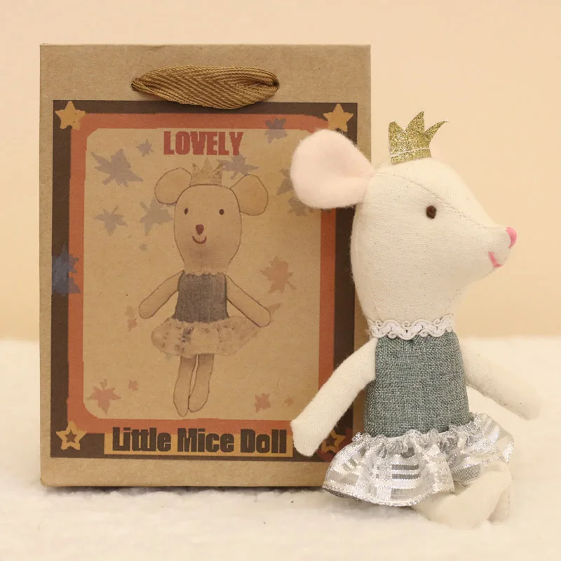 Куклы мышки милые мягкие животные плюшевые игрушки kawaii принцесса кукла милая