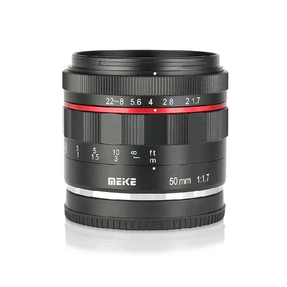 

Meike 50mm F1.7 Full Frame Manual Prime Lens for Canon EF-M EOS M M2 M3 M5 M6 M10 M50 M100 M200 M6 II M50 Mark II