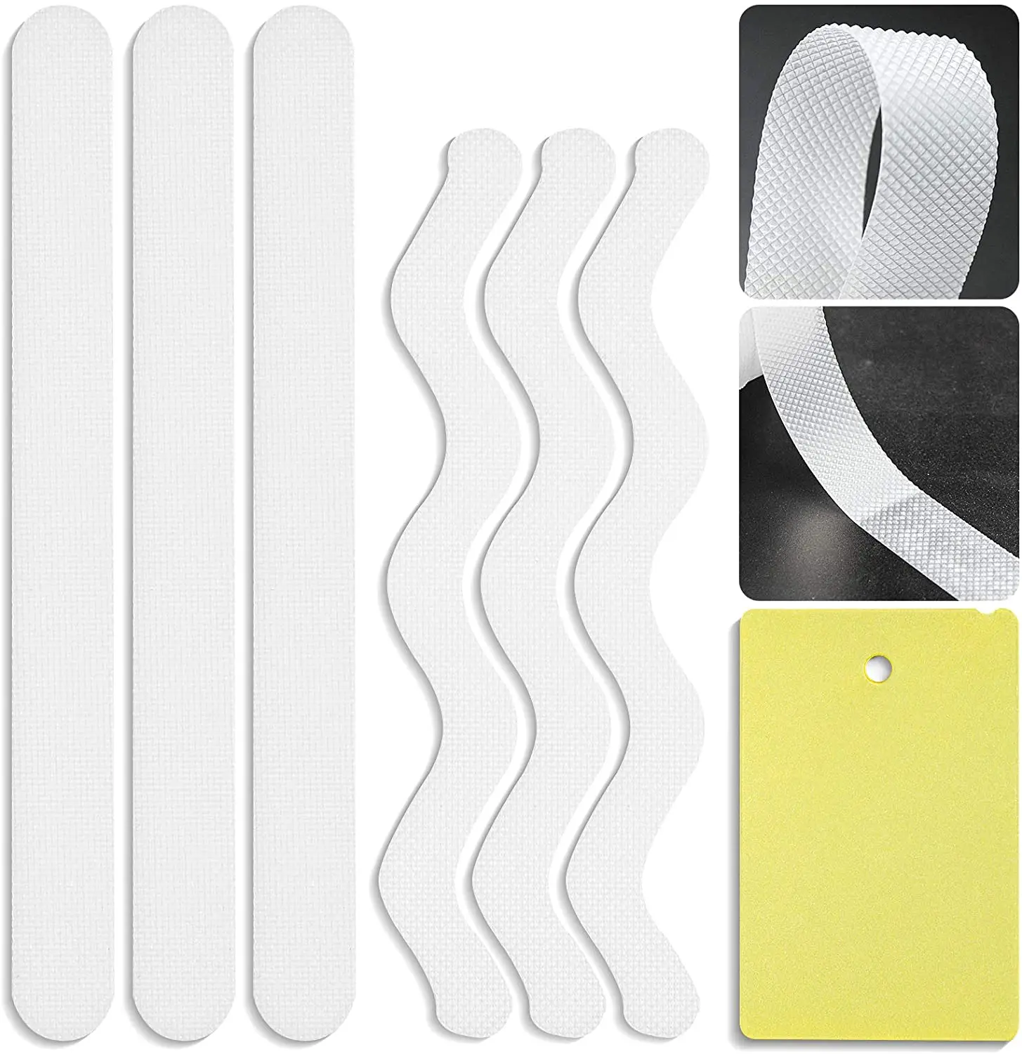 Anti Slip Shower Stickers 24 Pcs Safety Bathtub Non-slip Strips Adhesive Decals with Premium Scraper for Bathroom Floor Stairs
Anti Slip Shower Stickers 24 Pcs Safety Bathtub Non-slip Strips Adhesive Decals with Premium Scraper for Bathroom Floor Stairs